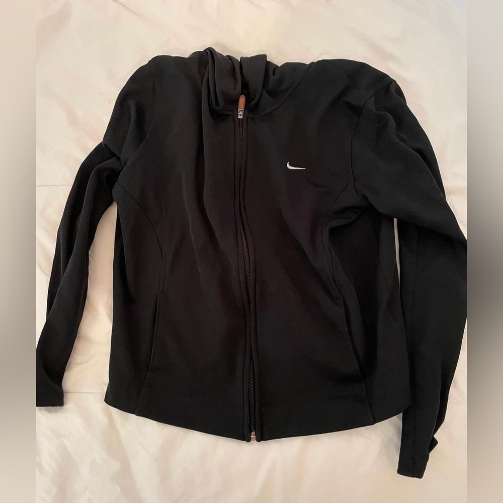 Black Nike Athletic Zip-Up size S